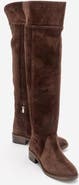 Forever & Always Shoes Petya Leather Over the Knee Boot