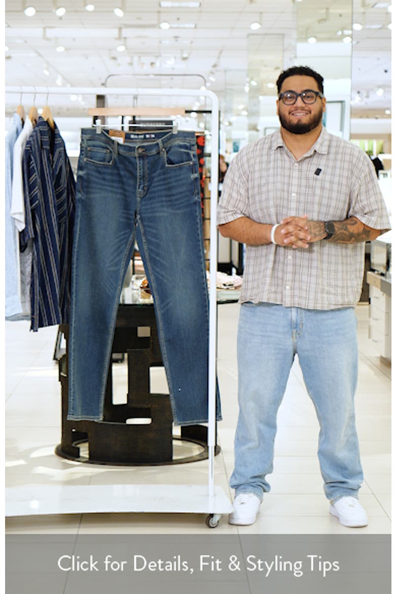 Slim Straight Leg Jeans video