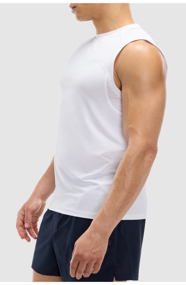 Peloton Essential Performance Muscle Tank, Alternate, color, White