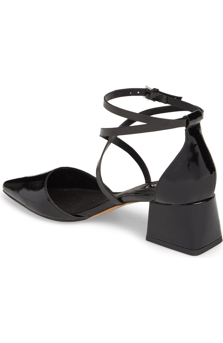 Topshop Jolly Flared Heel d'Orsay Pump, Alternate, color,