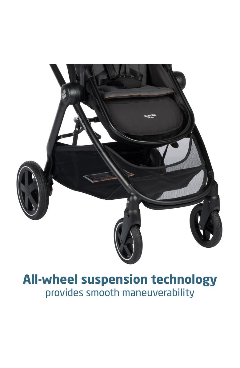 Maxi-Cosi<sup>®</sup> Zelia Luxe Stroller & Mico Luxe Infant Car Seat 5-in-1 Modular Travel System, Alternate, color, New Hope Black