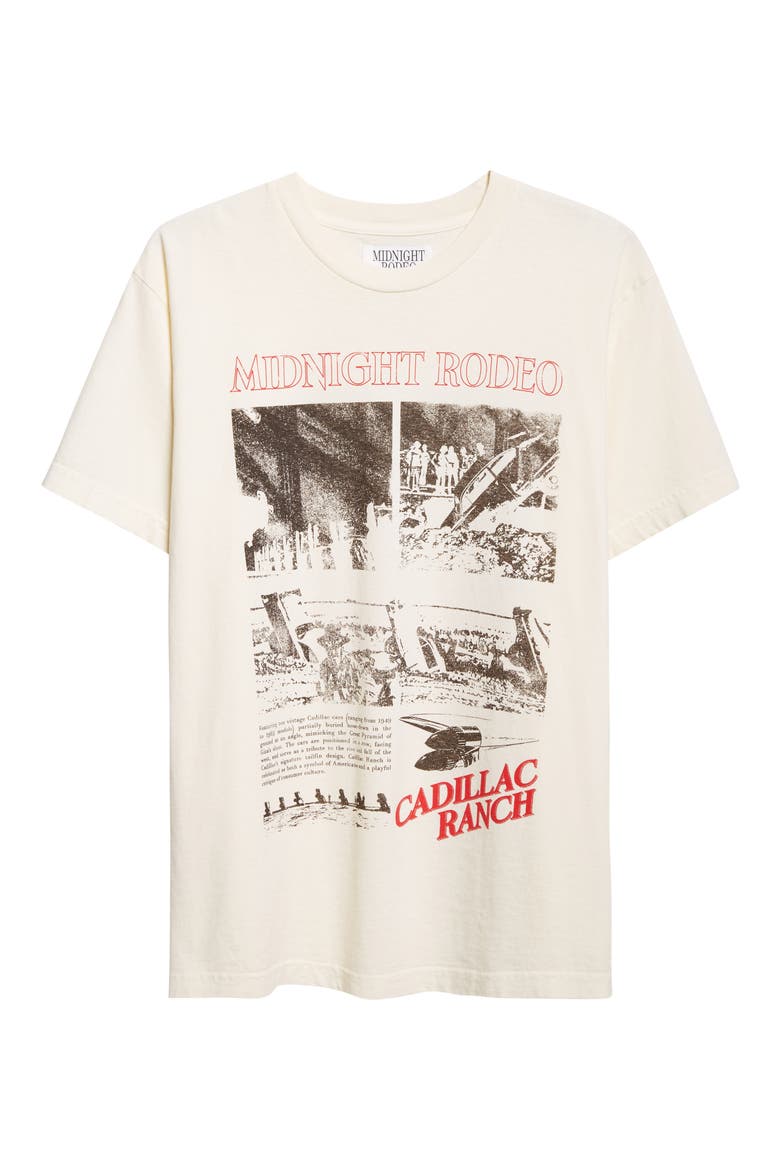 Cadillac Ranch Graphic T-Shirt, Alternate, color, CREAM