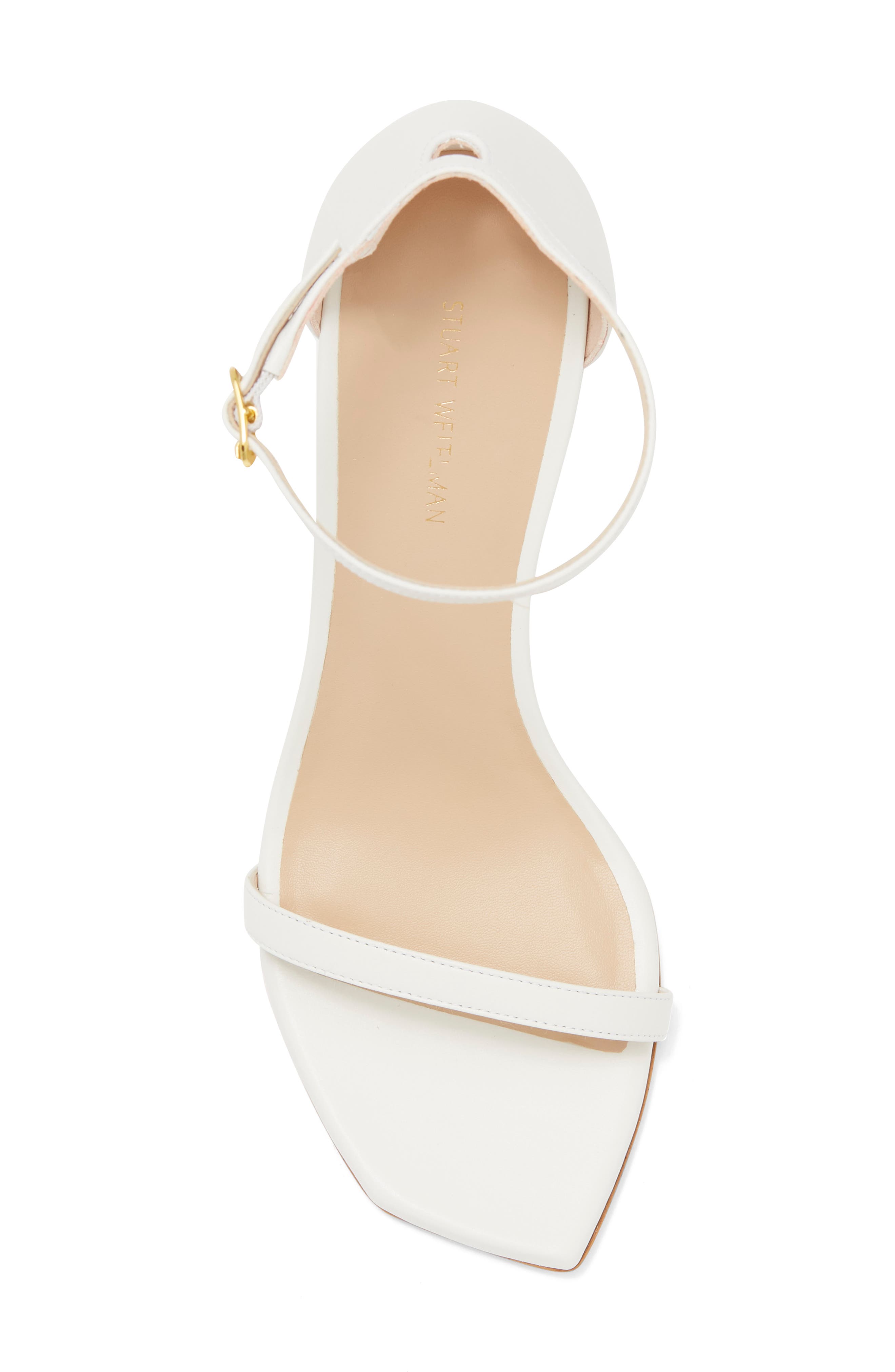 Amelina Heeled Sandal, Alternate, color, WHITE