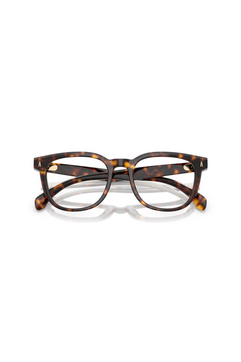 52mm Square optical glasses, Alternate, color, Tortoise