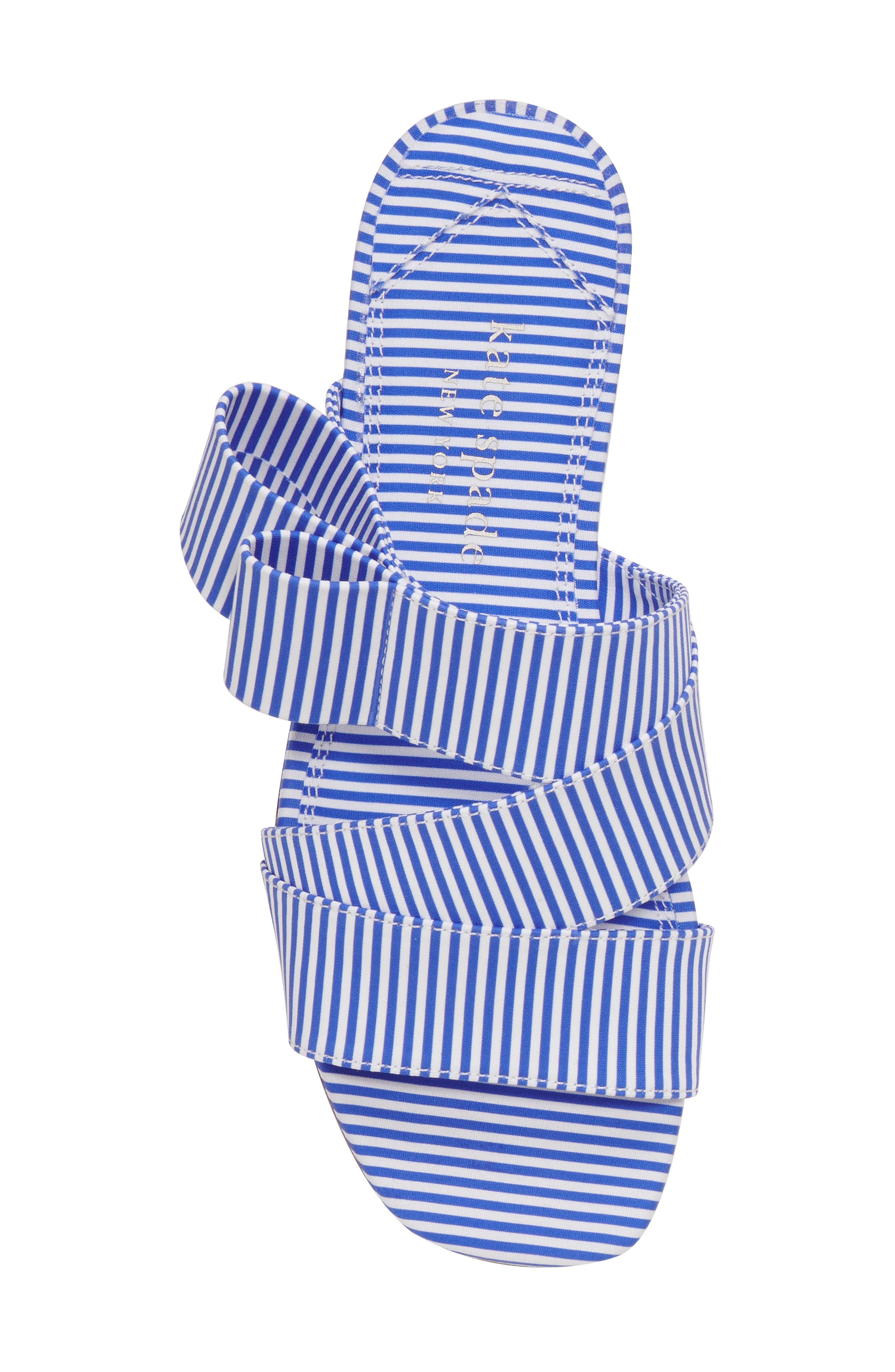 Kate Spade New York bianca stripe slide sandal, Alternate, color, 