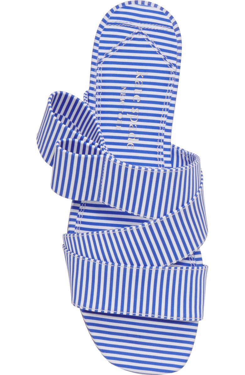Kate Spade New York bianca stripe slide sandal, Alternate, color,