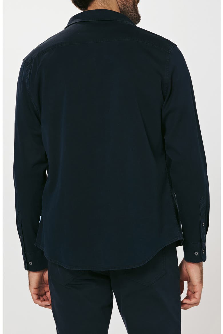 Bozeman Stretch Denim Button-Up Shirt, Alternate, color, OCEAN