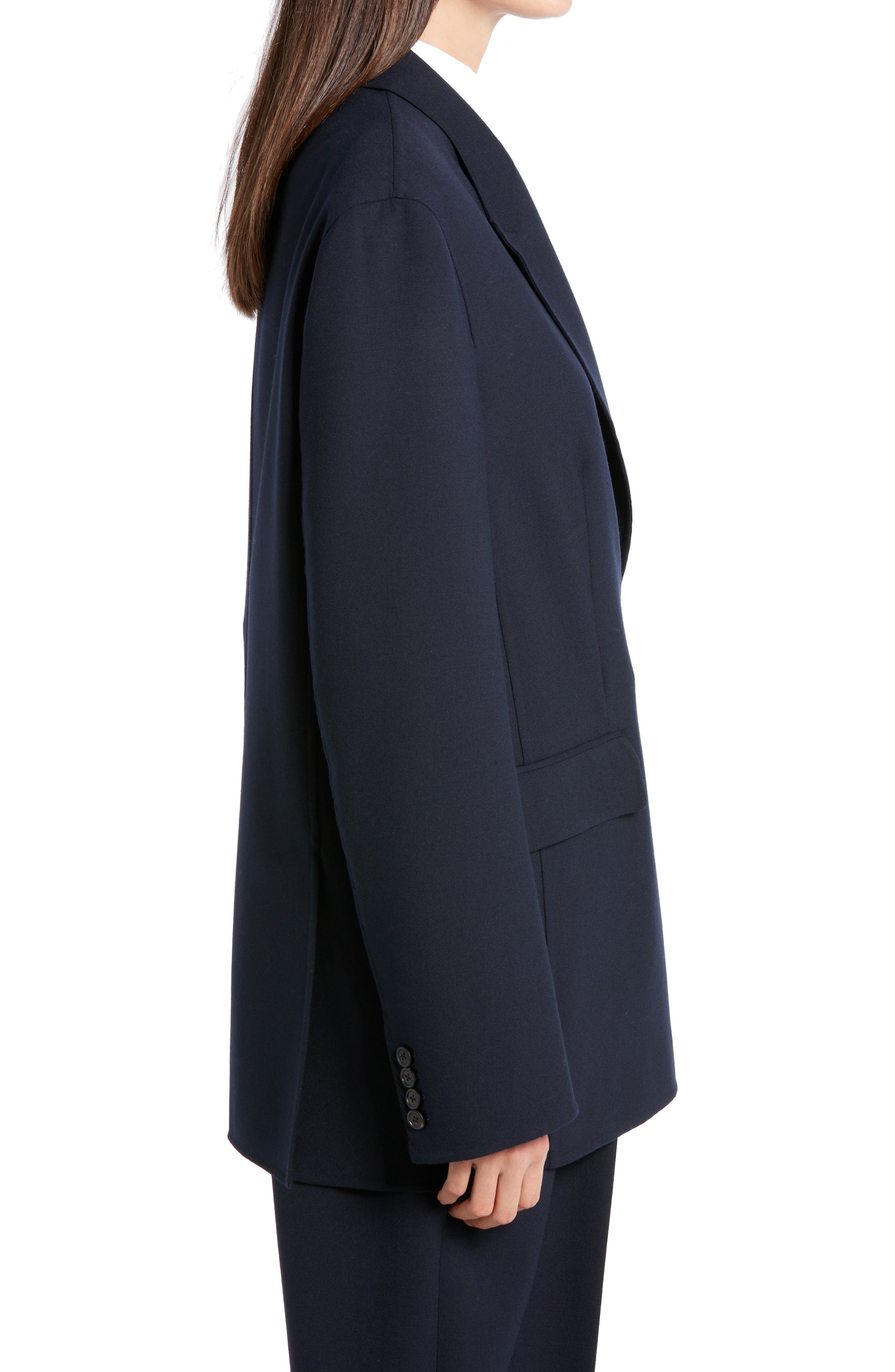 The Row Tristan Double Breasted Wool Jacket (Women) | Nordstrom