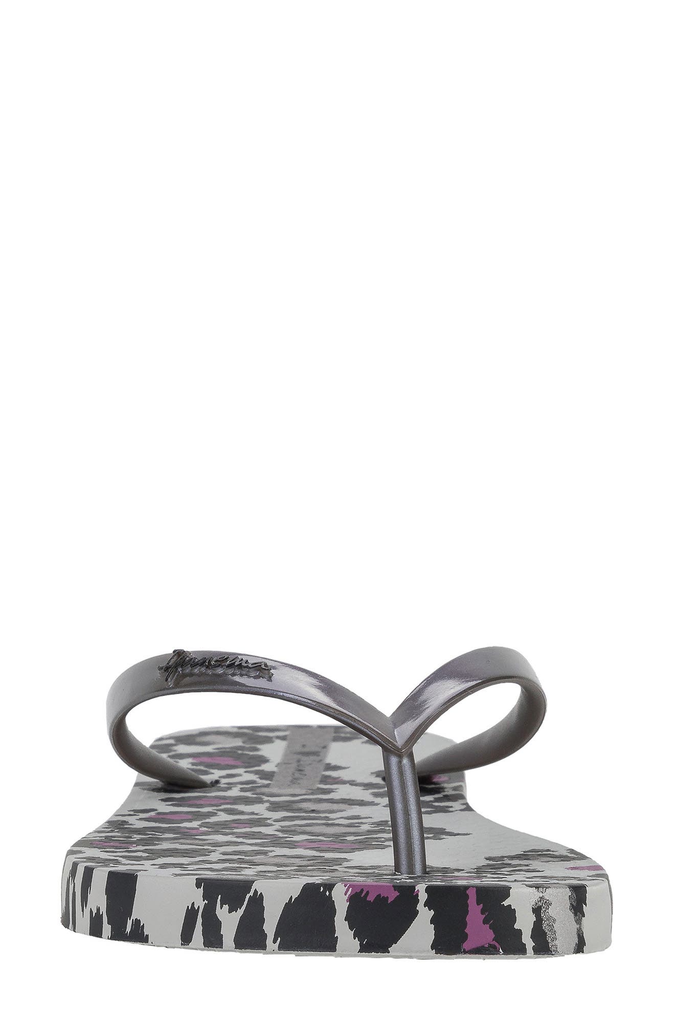 Ipanema Animale Print III Flip Flop, Alternate, color, 
