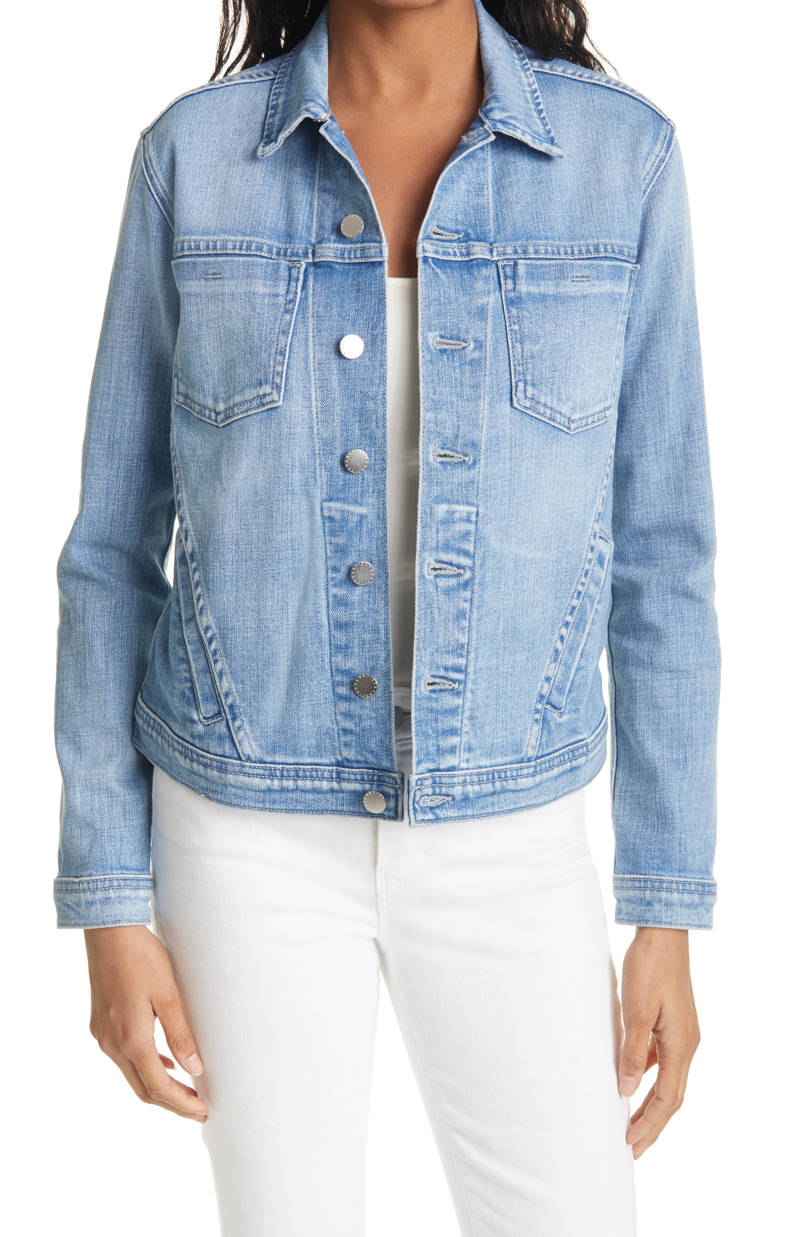 L'AGENCE Celine Denim Jacket (Women) | Nordstrom