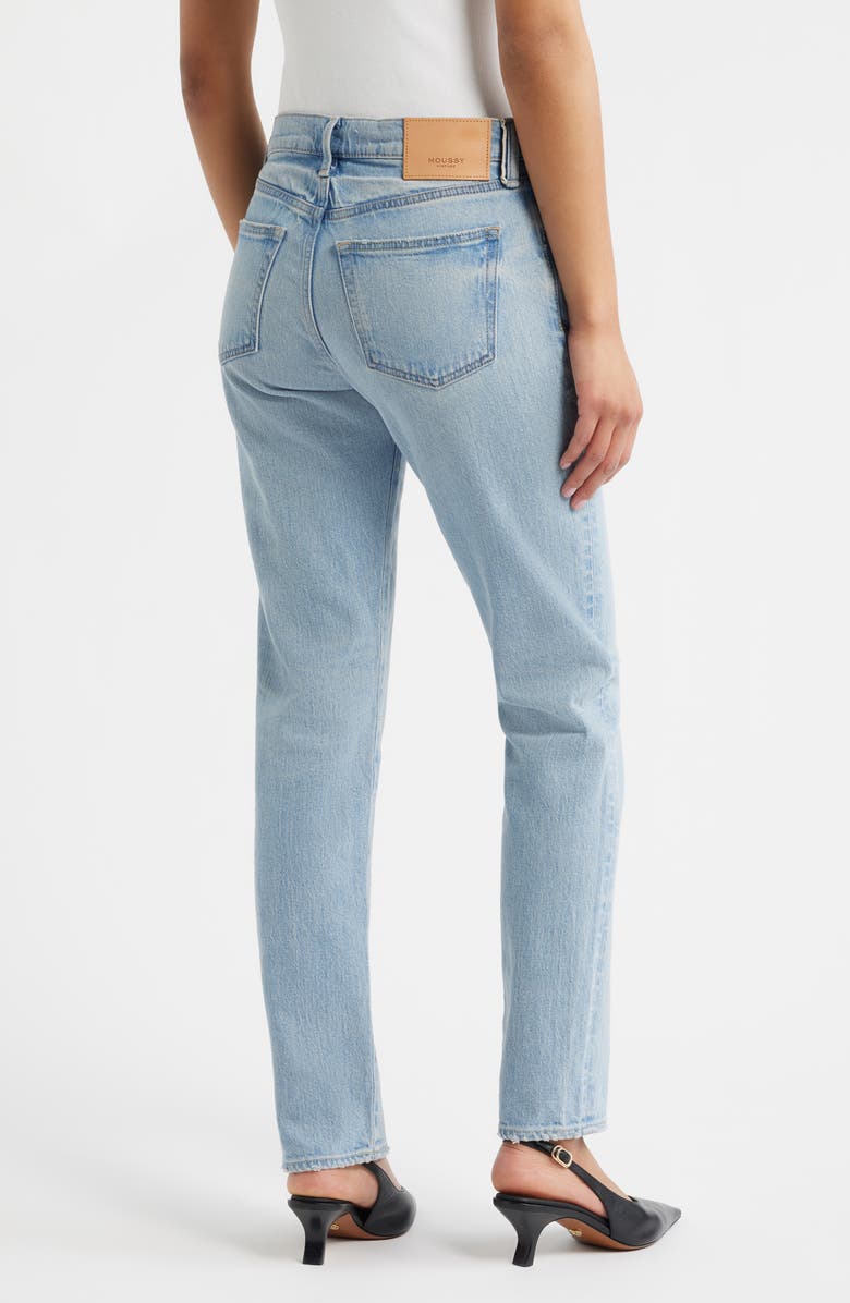 MOUSSY VINTAGE Coventry Slim Straight Leg Jeans, Alternate, color, Light Blue