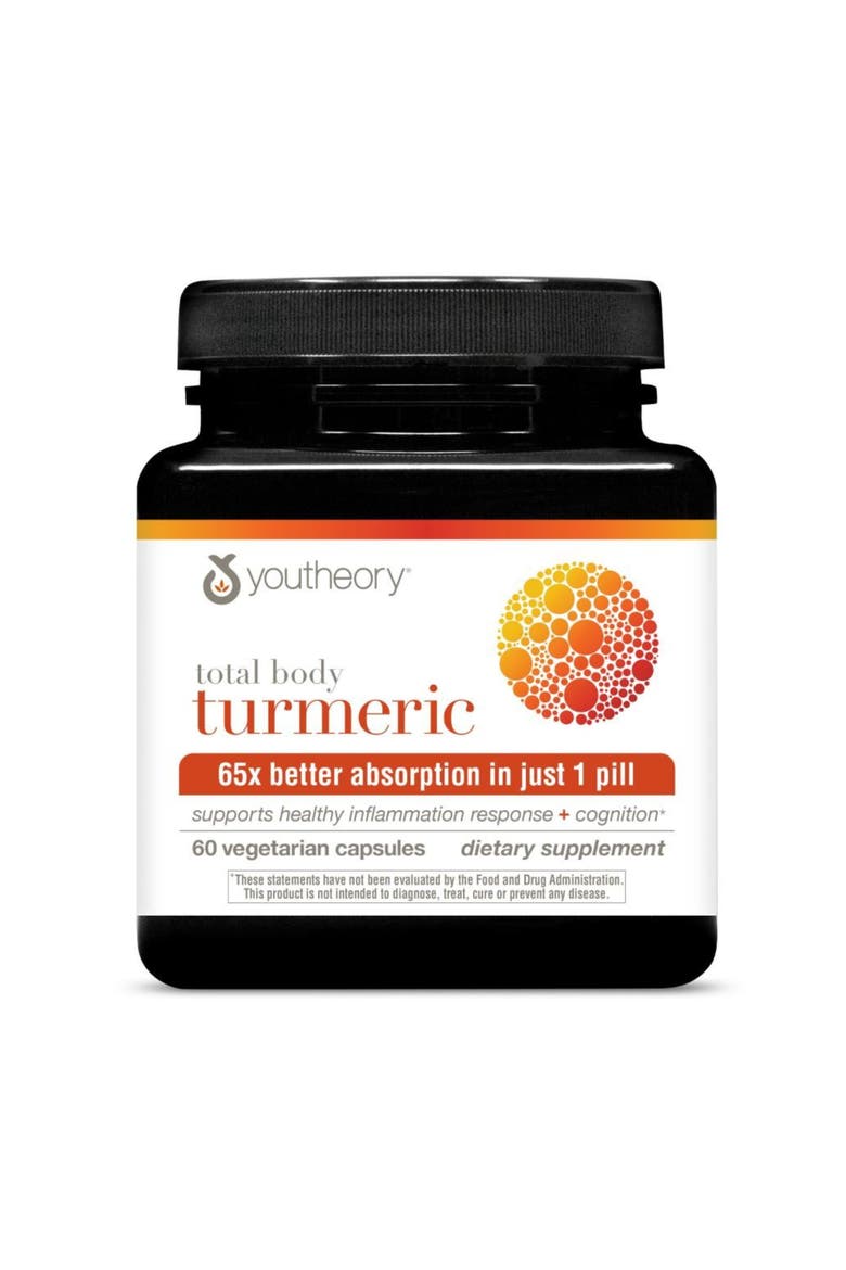 Total Body Turmeric Vegetarian Capsules 60 Count, Main, color, None