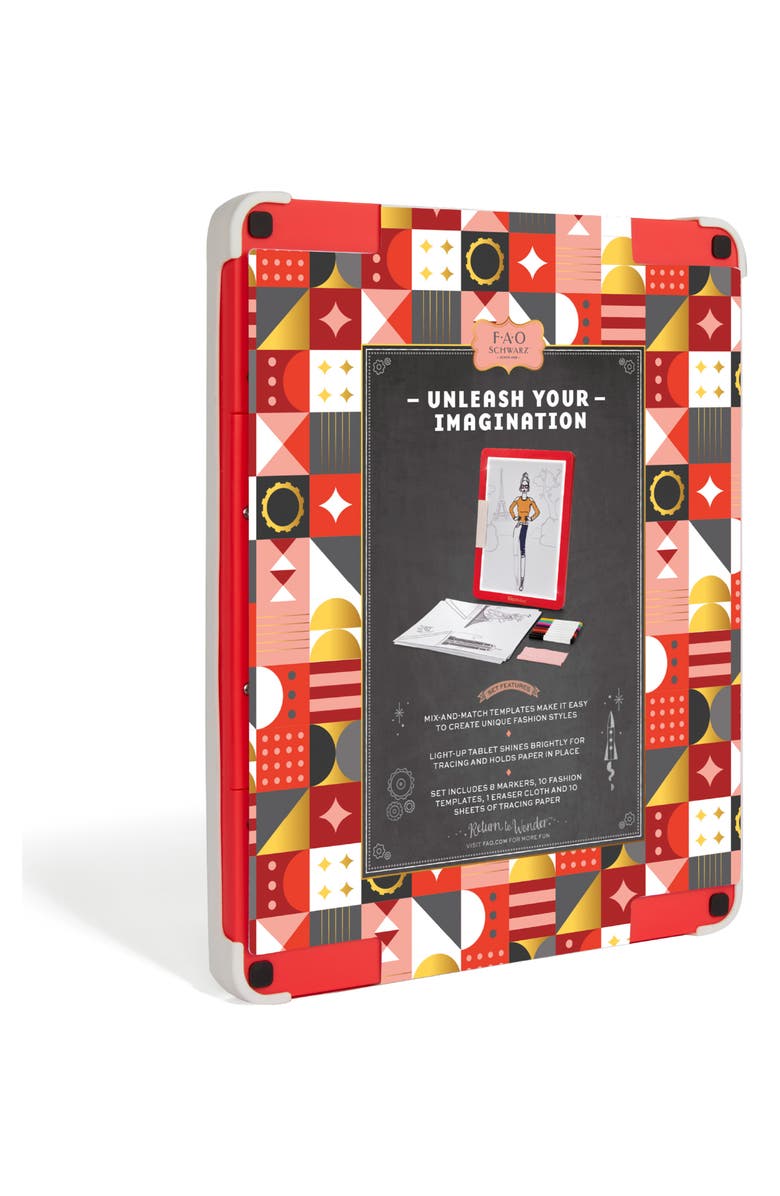 FAO Schwarz Fashion Designer LED Toy Set, Alternate, color, Red