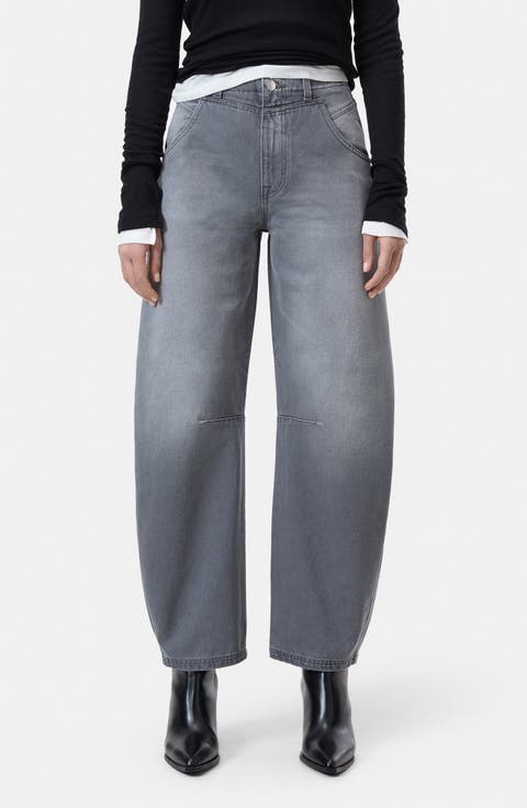 Ridge-X Barrel Leg Jeans (Mid Grey)
