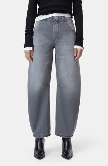 Closed Ridge-x Barrel Leg Jeans In Gray