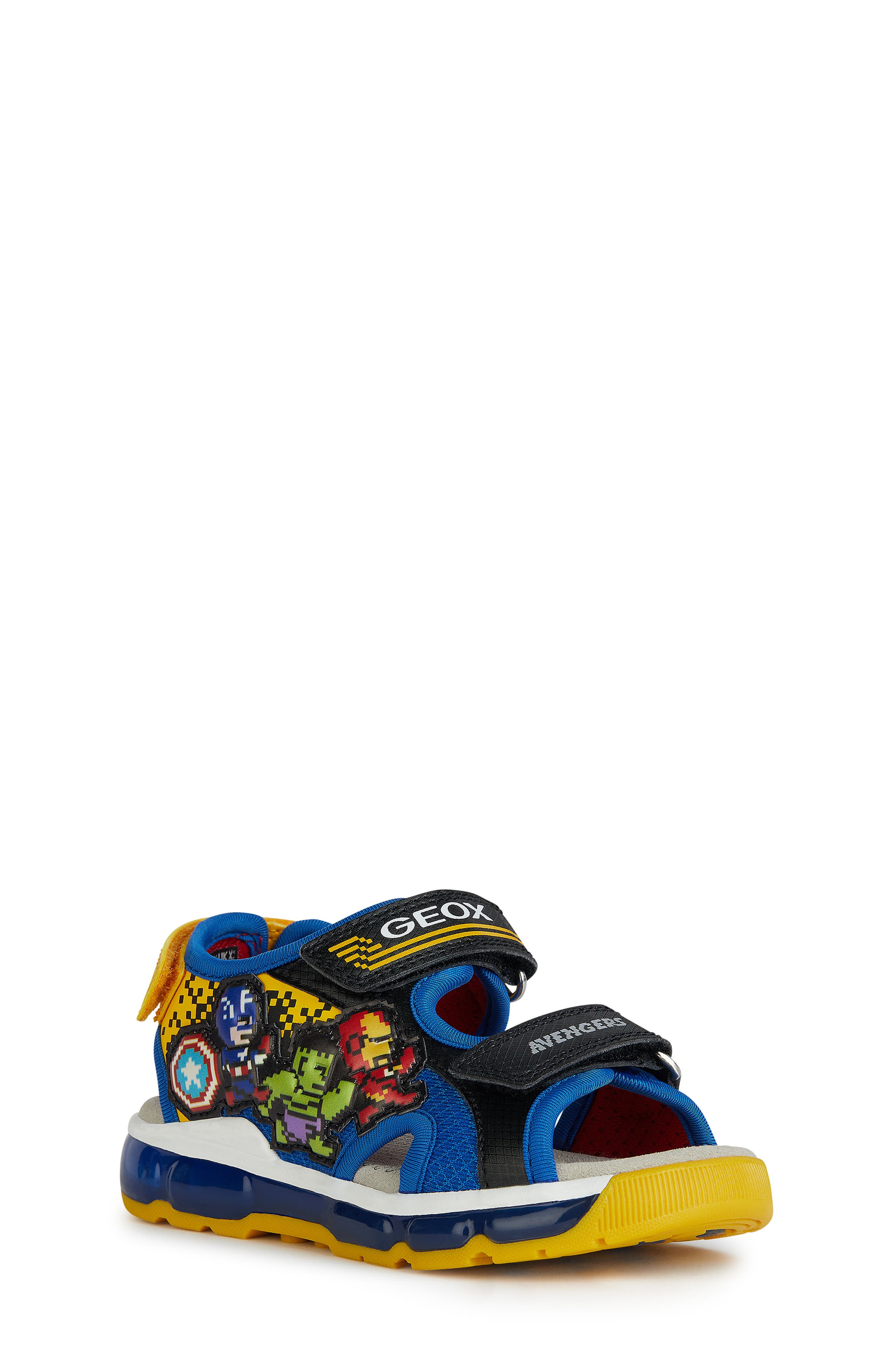 Geox x Marvel Kids' Android Sandal, Main, color, 