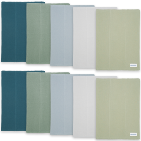 Cotton Burp Cloths - Pack of 10