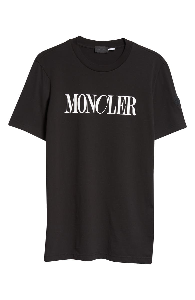 Moncler Cotton Logo Graphic T-Shirt, Alternate, color, 