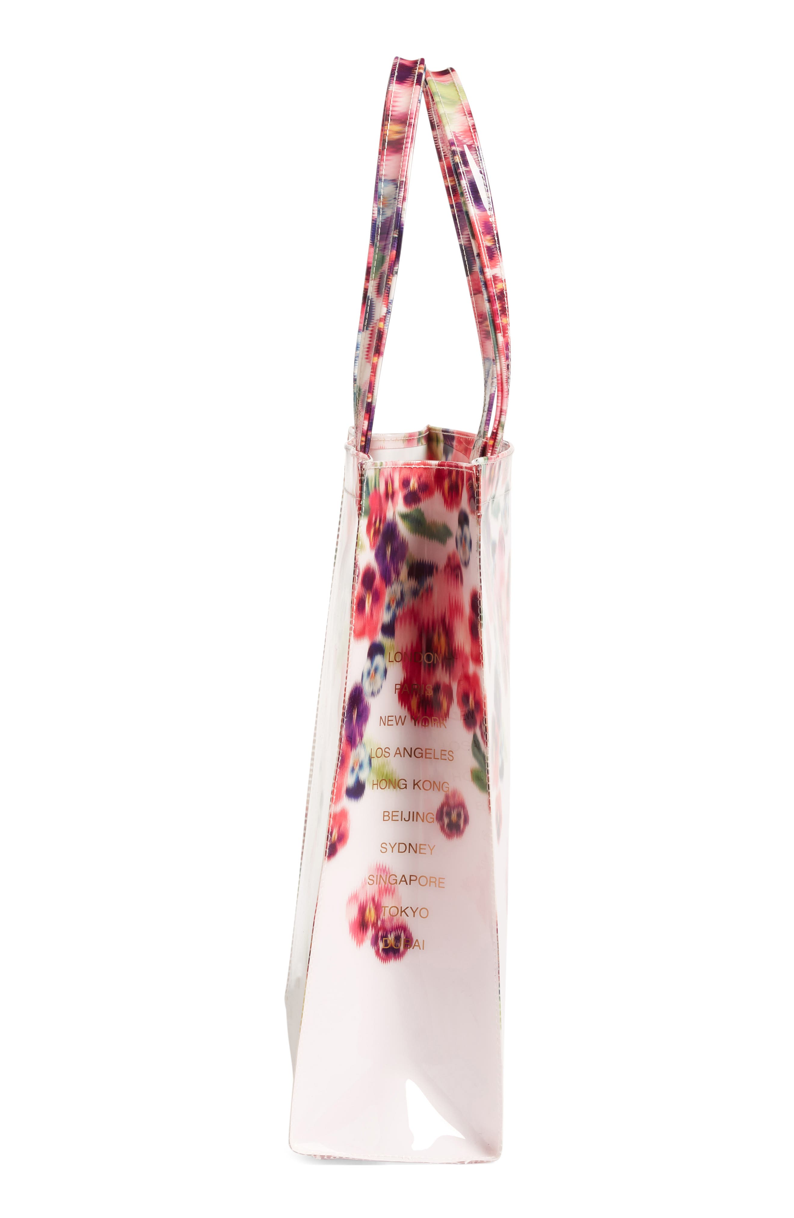 Ted Baker London Large Scatter Pansy Icon Tote, Alternate, color, 