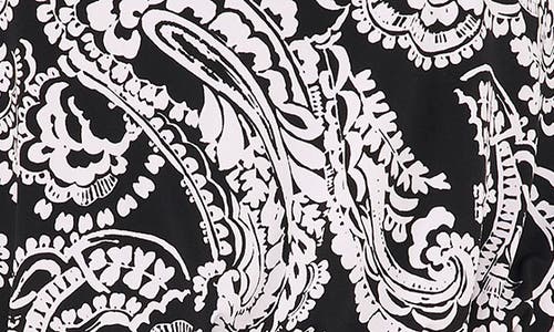 Chaus Paisley Print Blouse In Black