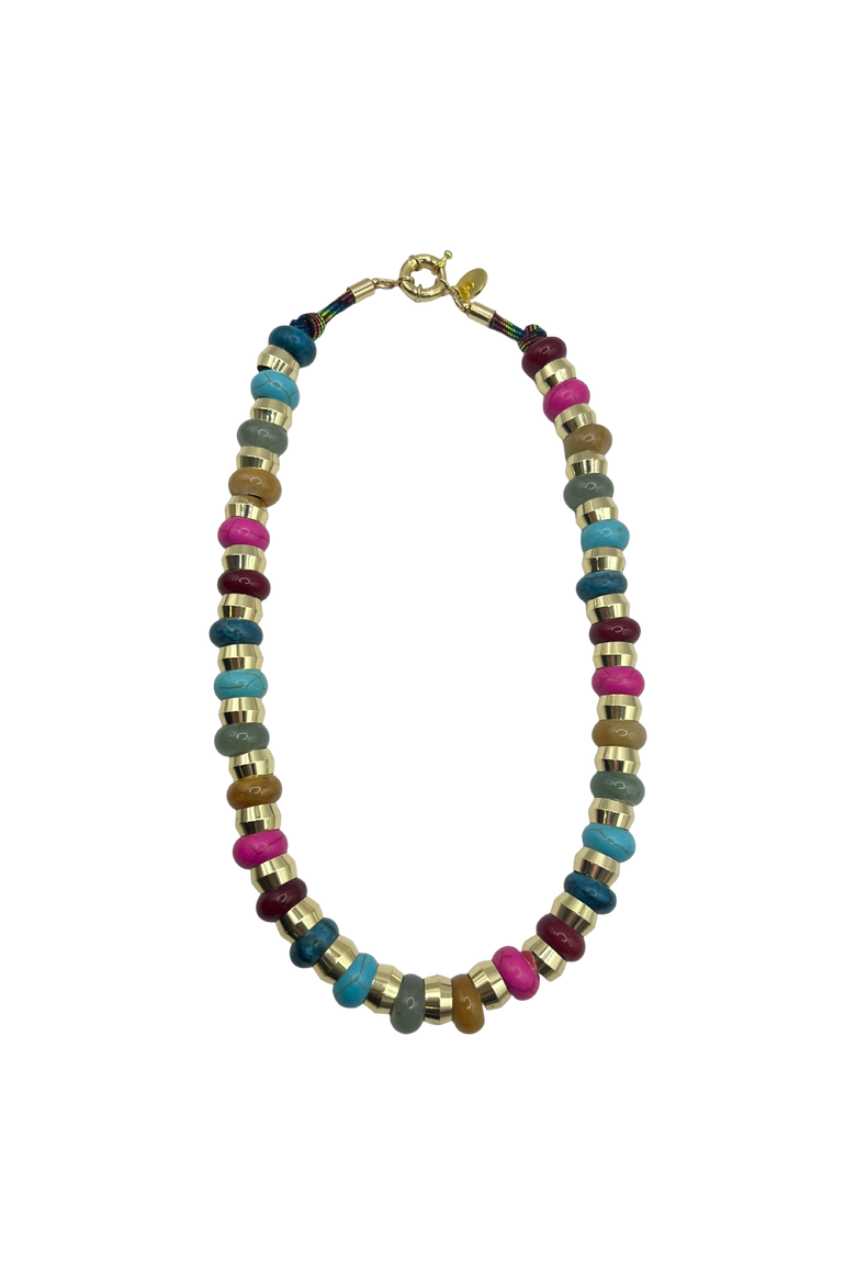Semi Precious Necklace, Main, color, Spectrum