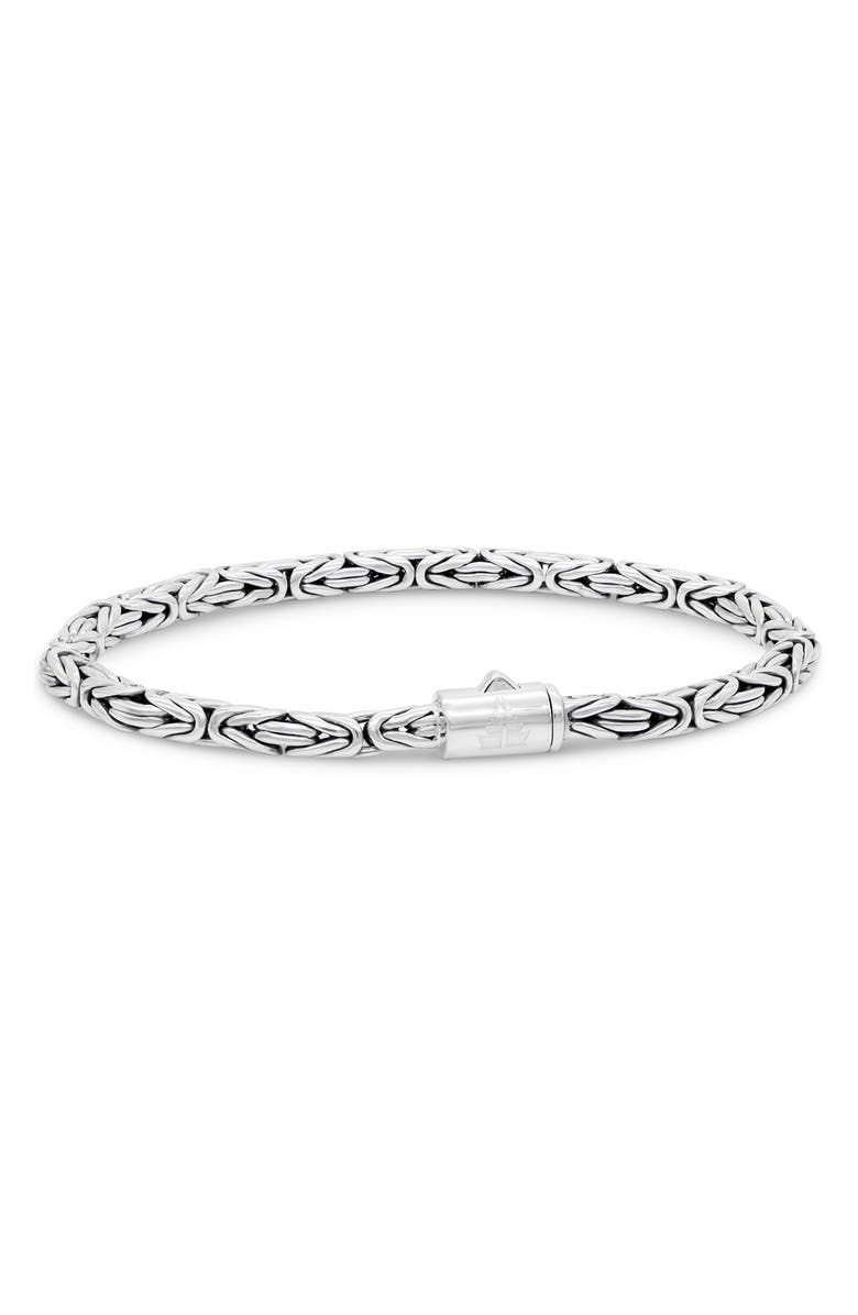 DEVATA Sterling Silver Chain Bracelet, Alternate, color,