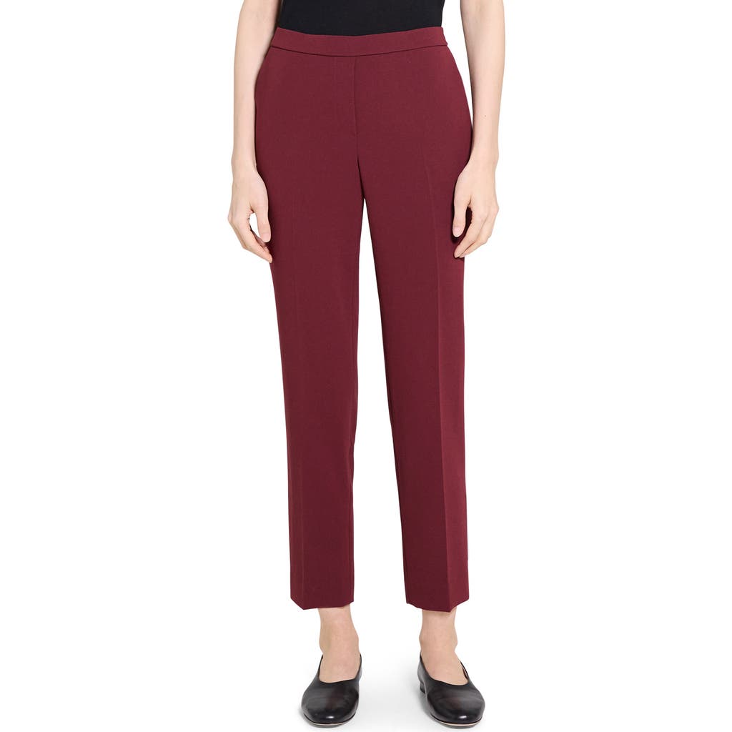 Theory Treeca Pull-on Pant In Admiral Crepe In Gold
