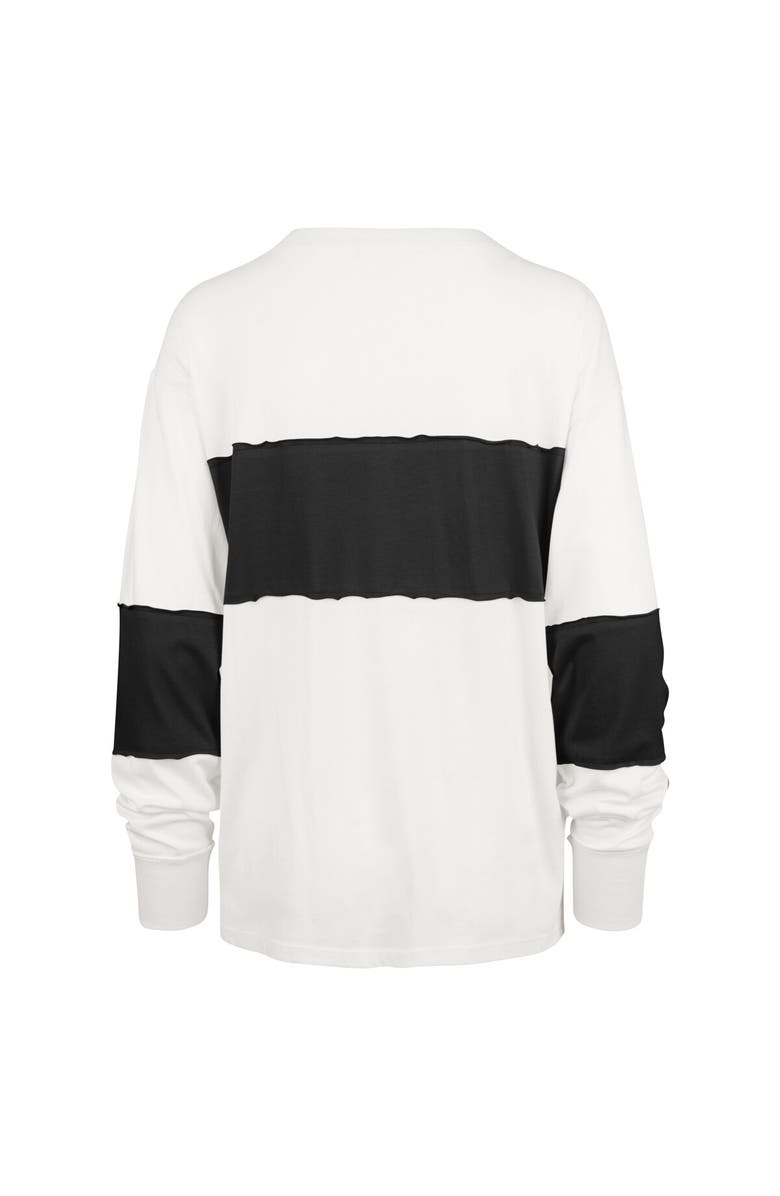 '47 Women's '47 Cream Pittsburgh Steelers Clubhouse Pride Taylor Long Sleeve T-Shirt, Alternate, color,