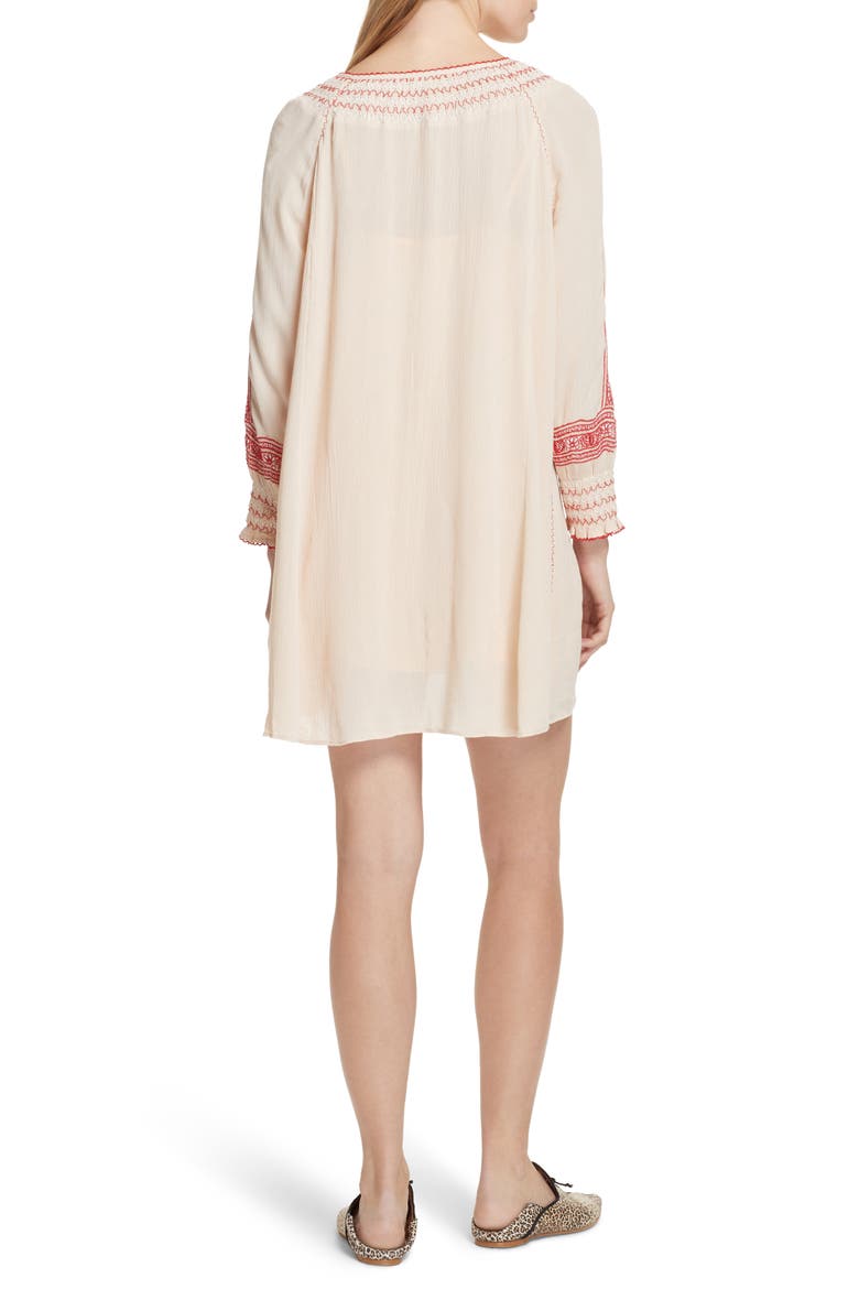Wind Willow Minidress, Alternate, color, IVORY