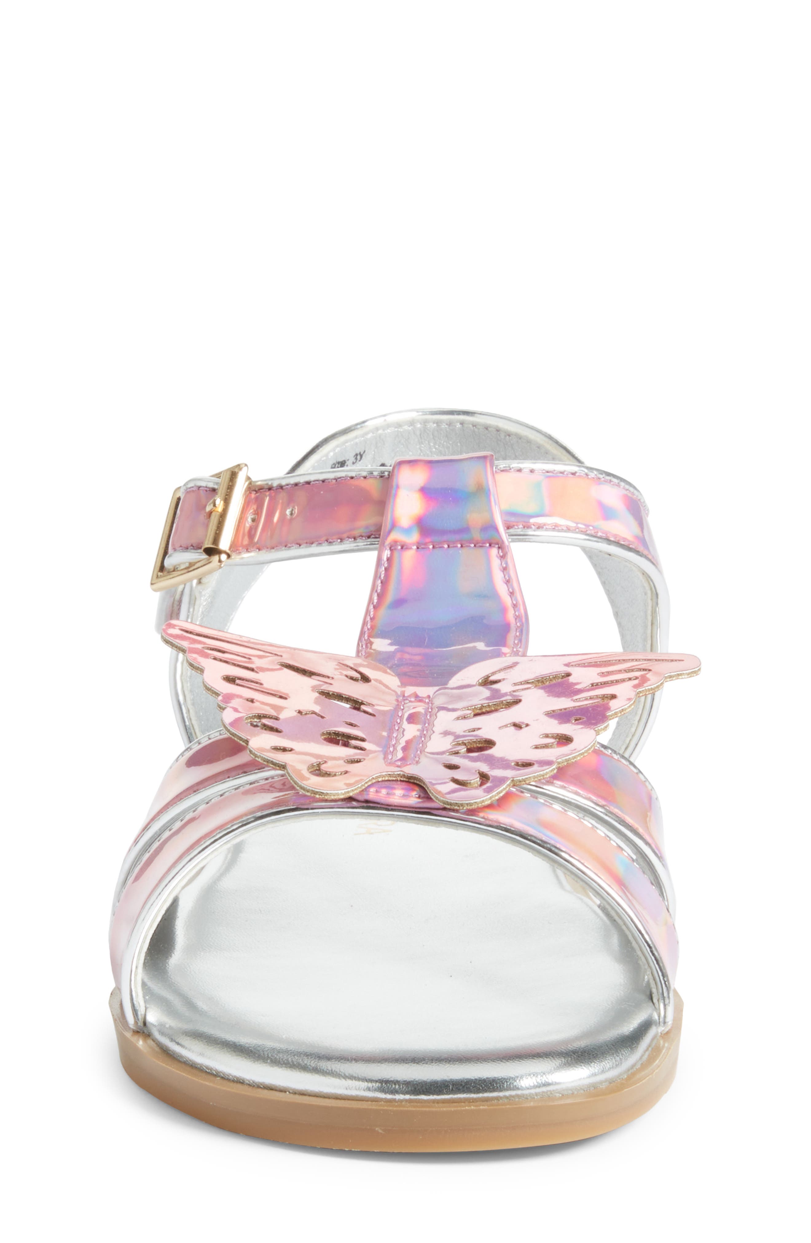 Yosi Samra Kids' Miss Butterfly Ankle Strap Sandal, Alternate, color, 