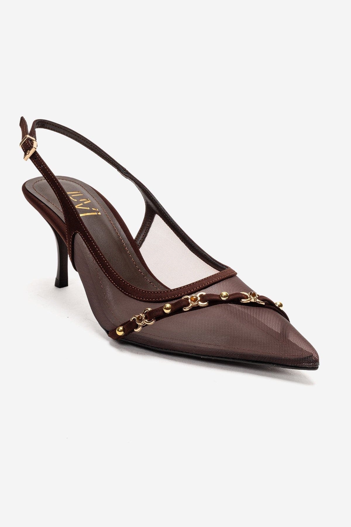 Pioren Stiletto Pump, Alternate, color, Brown