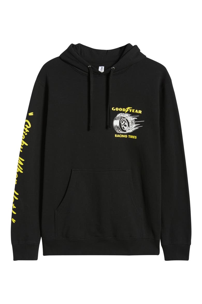 x Goodyear Cheater Slick Graphic Hoodie, Alternate, color, BLACK