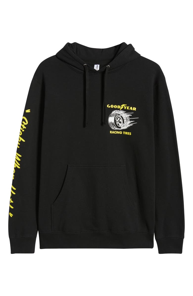 Brixton x Goodyear Cheater Slick Graphic Hoodie, Alternate, color, 