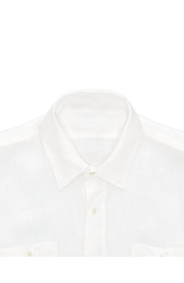 Fortela Work Linen Shirt, Alternate, color, White