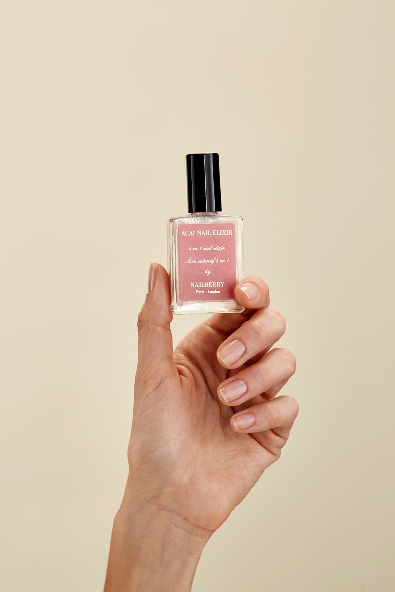 Acai Nail Elixir, Alternate, color, Clear