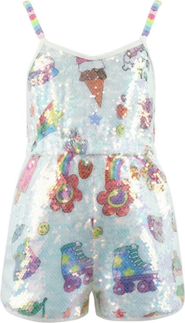 Lola + The Boys Summertime Fun Sequin Romper