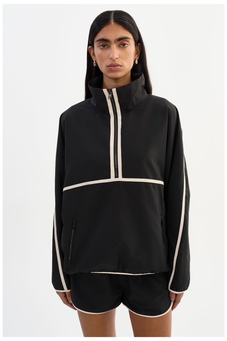 Weslee | Half-Zip Pullover Jacket, Main, color, Black