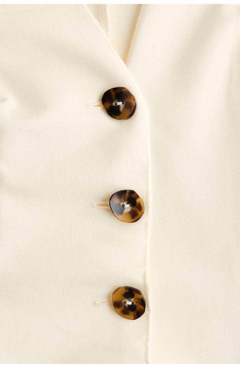 H&M Jersey Waistcoat, Alternate, color, Cream