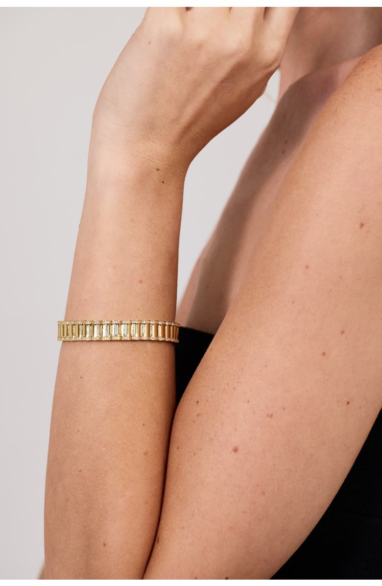 Electric Picks Demi Cuff Earring, Alternate, color, Yellow Gold