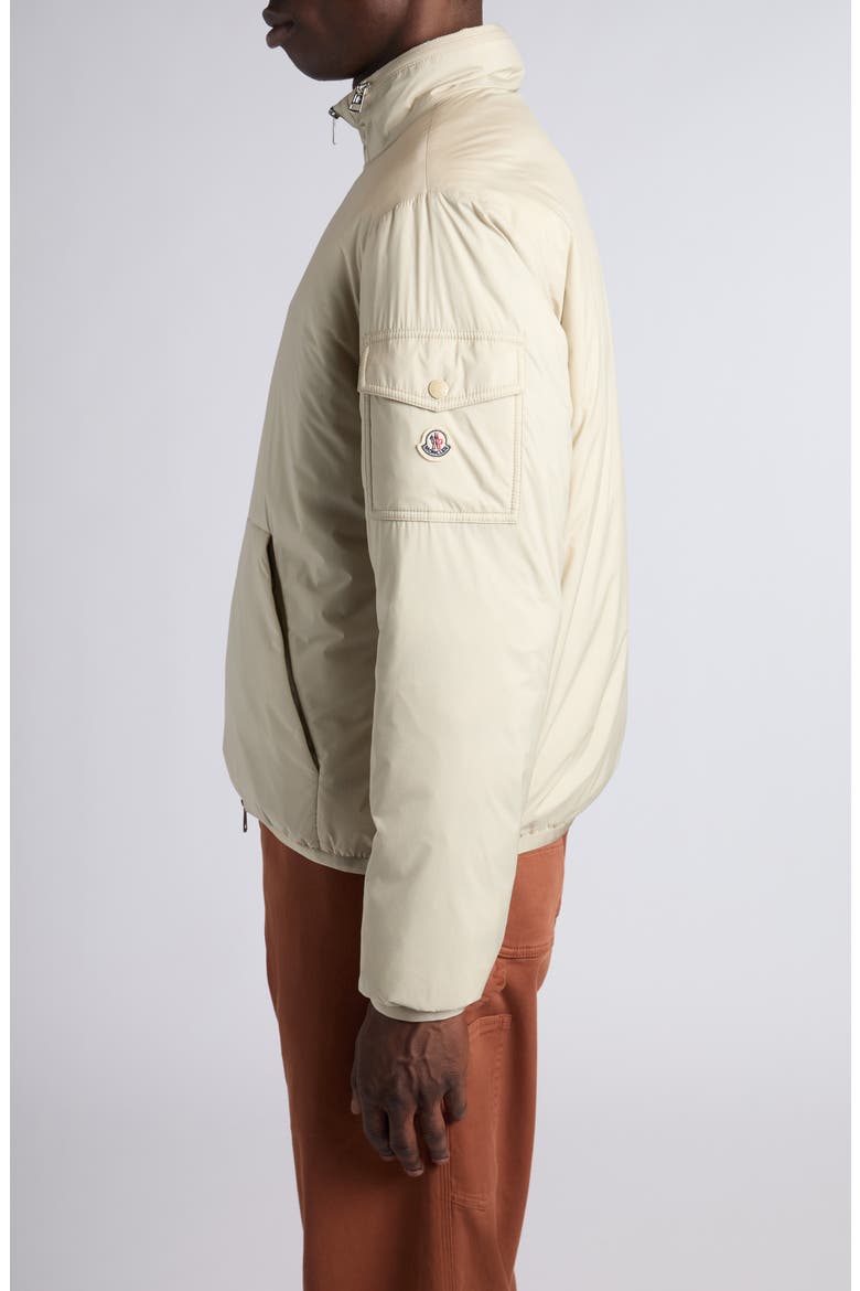 Breezes Short Padded Jacket, Alternate, color, OYSTER GRAY