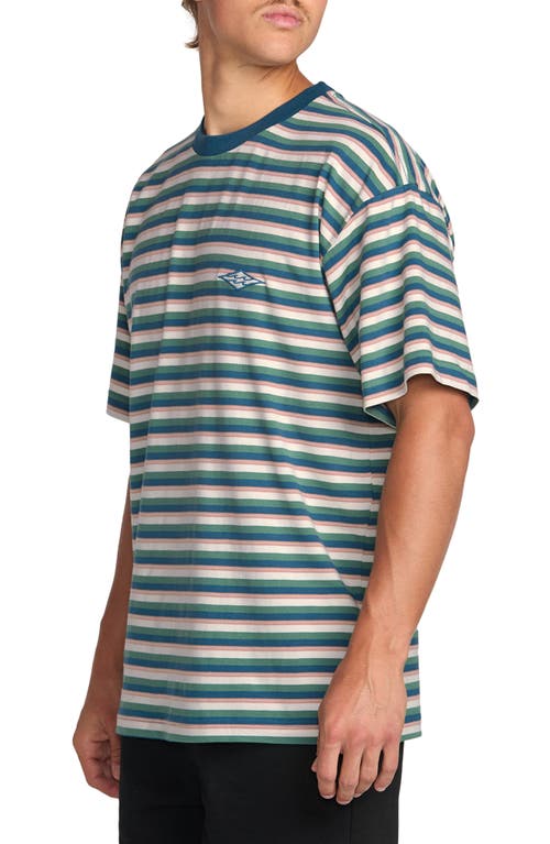 Billabong Baxter Stripe T-shirt In Multi