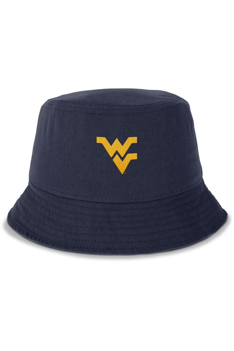 Men's Nike Navy West Virginia Mountaineers Apex Primetime Bucket Hat, Alternate, color, Navy