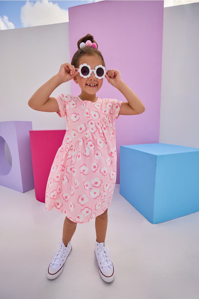Kids' Swoop Dress, Alternate, color, Marshmallow Floral