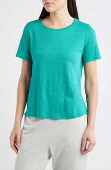 Organic Linen Crewneck T-Shirt