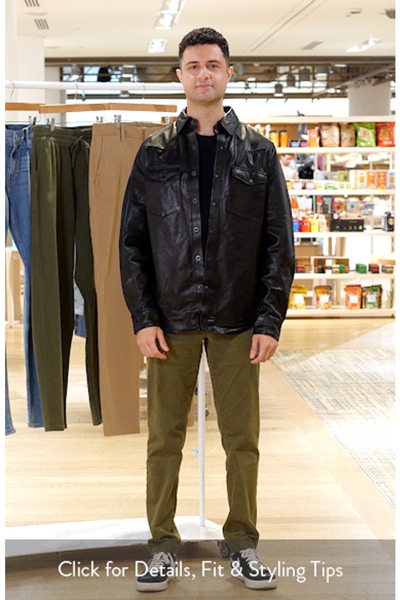 Western Leather Shirt Jacket video