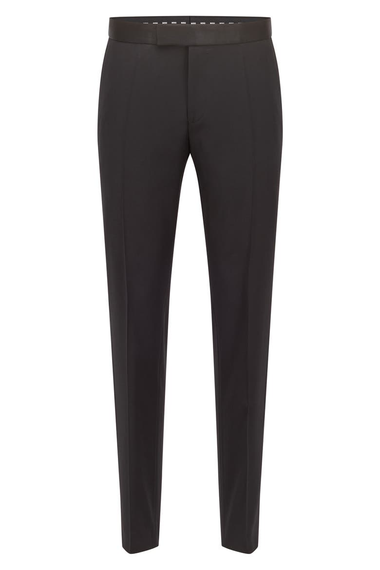 Genius Tuxedo Pants, Alternate, color, BLACK