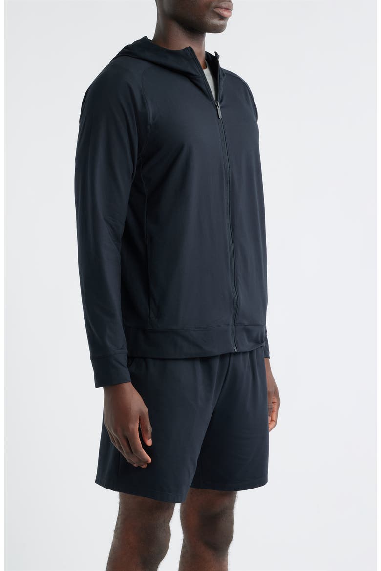 Live In Performance Zip Hoodie, Alternate, color, BLACK CAVIAR