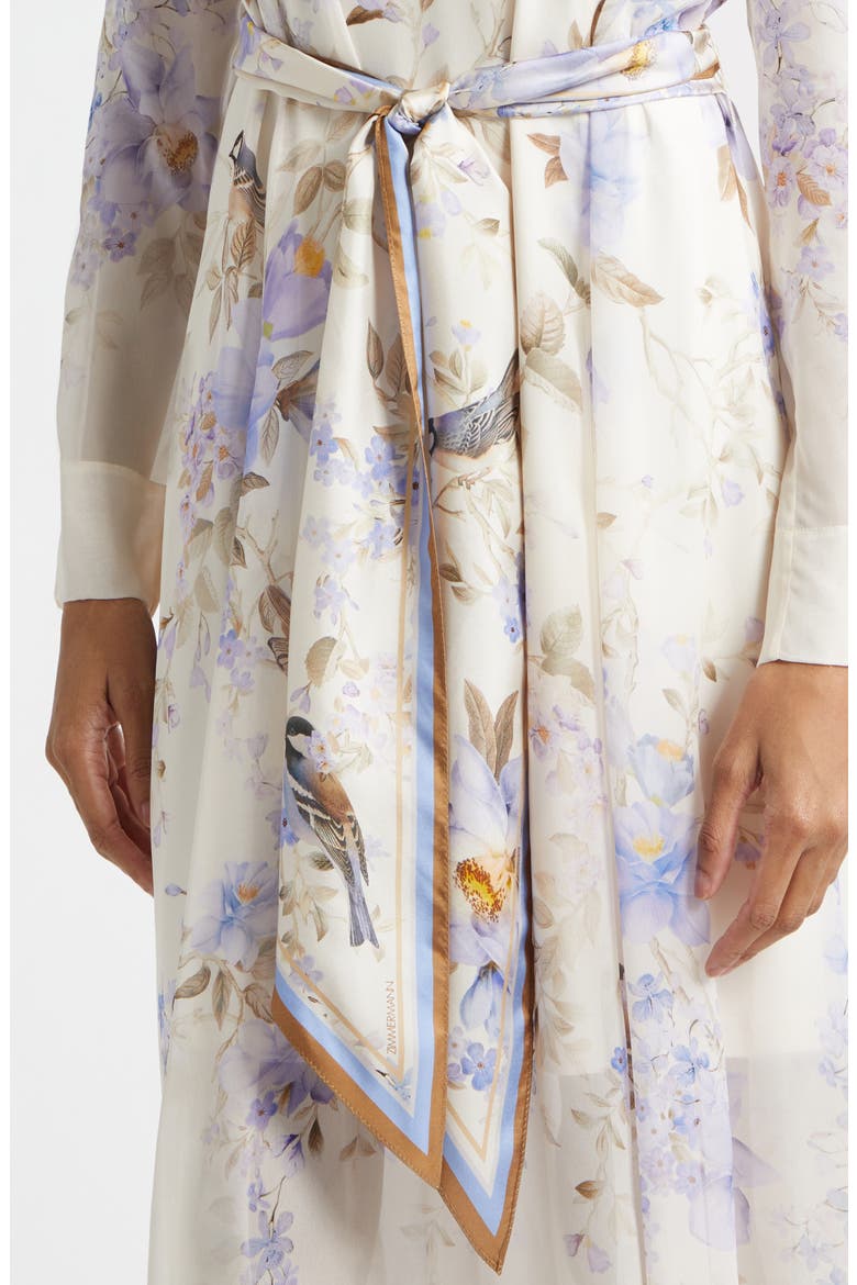 Luna Long Sleeve Maxi Dress, Alternate, color, BLUE SONGBIRD
