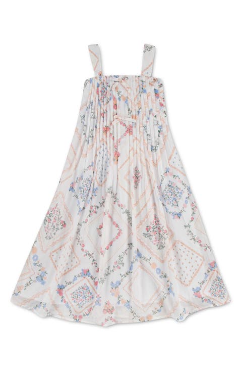 Kids' Pintuck Maxi Dress (Little Kid & Big Kid)