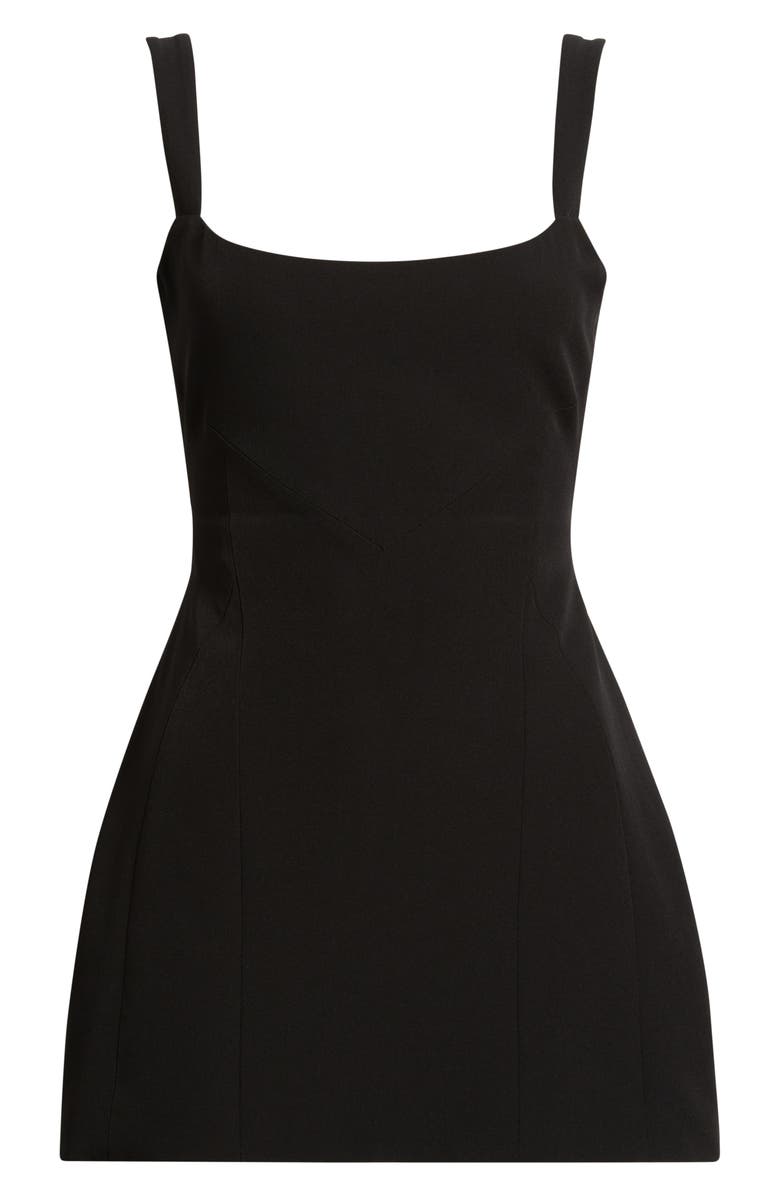 ARTLESS FOREVER Frame A-Line Minidress, Alternate, color, Black